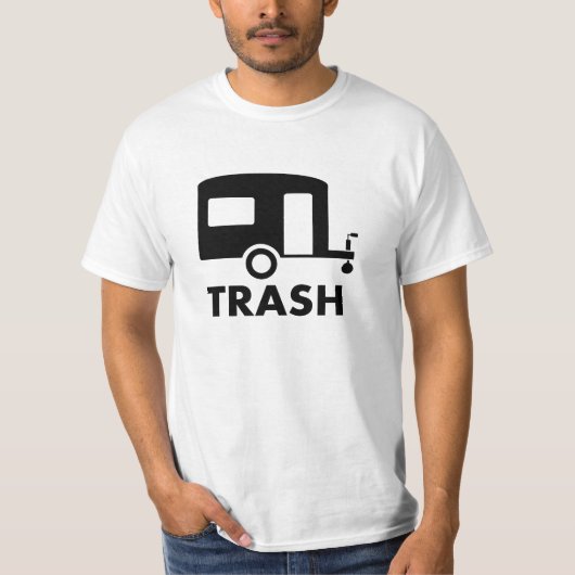 T-shirt déchets de remorque (Devant)