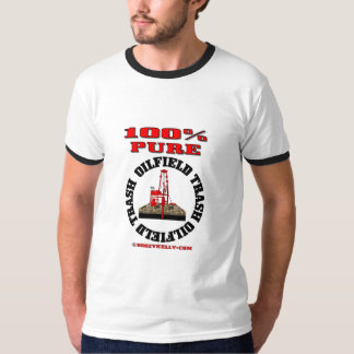 T-shirt Déchets purs de gisement de pétrole de 100%,