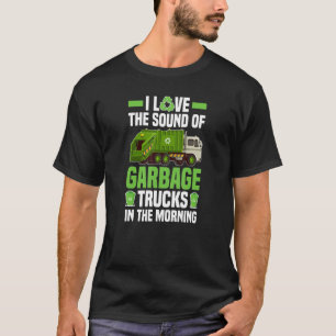 T-shirt Déchets Récupération Ordures Jour Camion Poubelle