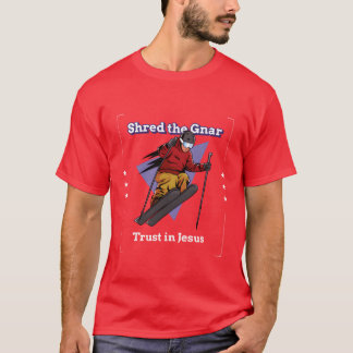 T-shirt Déchiquetez le Gnarrust en Jésus drôle