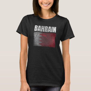 T-shirt Déchiré Bahreïn Drapeau Graphique Pour Hommes Femm