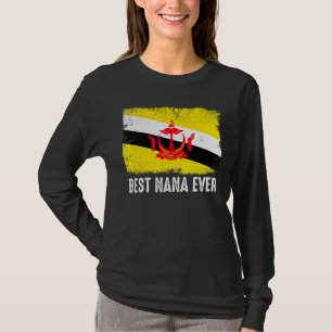 T-shirt Déchiré Brunei Drapeau Best Nana Jamais Patriotiqu