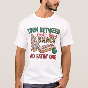 T-shirt Déchiré entre ressembler à un snack et en manger u