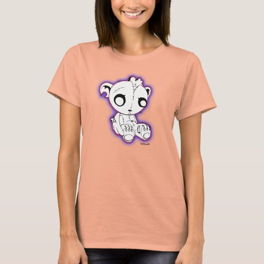 T-shirt Déchiré Sans Vous Détruit Teddy Bear Design (Devant)