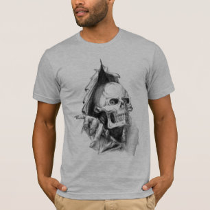 T-shirt déchirure de crâne