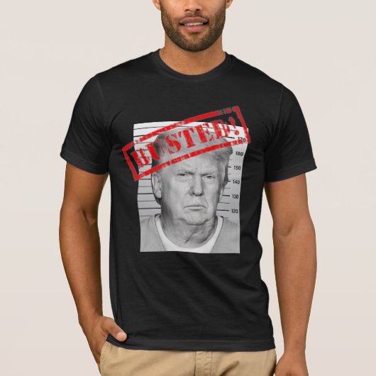 T-shirt déchu par Trump (noir) (Devant)