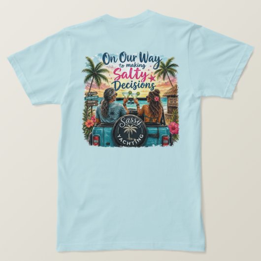 T-shirt Décisions Salées (Design dos)