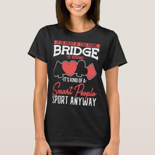 T-shirt Deck Dealer Bridge Card Game (Devant)