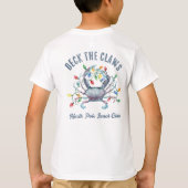 T-shirt “Deck the Claws” Blue Crab Christmas (Dos)