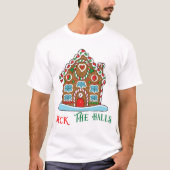 T-shirt Deck the halls Maison de Noël (Devant)