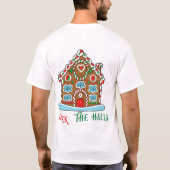 T-shirt Deck the halls Maison de Noël (Dos)