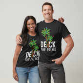 T-shirt Deck The Palms | Funny Tropical Christmas (Unisexe)