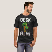 T-shirt Deck The Palms Tropical Hawaii Christmas Palm Tree (Devant entier)