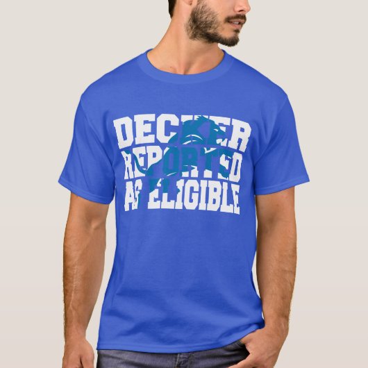T-shirt décker déclaré admissible (Devant)