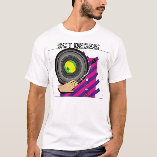 T-shirt decks203, OBTENU DES PLATE-FORMES ! (Devant)