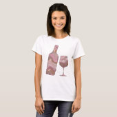 T-shirt Déclaration Argent ART ABSTRAIT Design Moderne v3 (Devant entier)