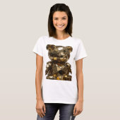 T-shirt Déclaration Argent ART ABSTRAIT Design v2 (Devant entier)
