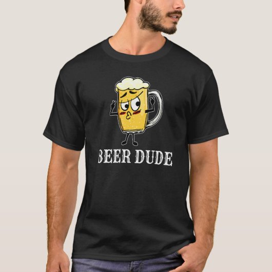 T-shirt Déclaration de boisson de bière cool Alcool ivre P (Devant)
