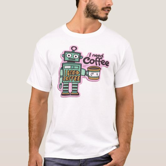 T-shirt Déclaration de café (Devant)