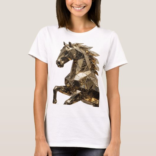 T-shirt Déclaration de conception d'art abstrait argent vi (Devant)