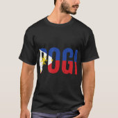 T-shirt Déclaration de Pogi Hilarious dans la conception d (Devant)