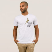 T-shirt Déclaration de propriété de chat médiéval (Devant entier)