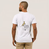 T-shirt Déclaration de propriété de chat médiéval (Dos entier)