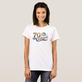 T-shirt Déclaration de style Bold 70 AND BLESSED (Devant entier)