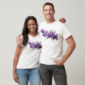 T-shirt Déclaration de style de fleur abstraite audacieuse (Unisexe)