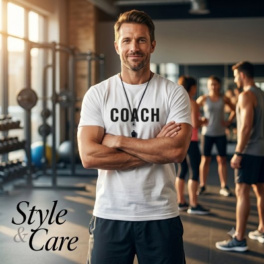 T-shirt Déclaration de texte COACH personnalisable
