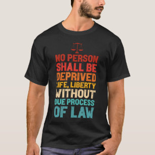 T-shirt Déclaration de vie privée Liberté sans procédure r
