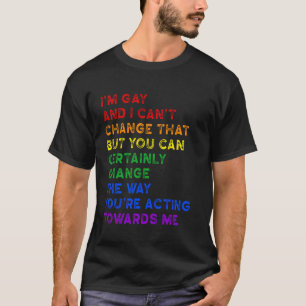 T-shirt Déclaration d'égalité de la fierté LGBTQ+ des droi
