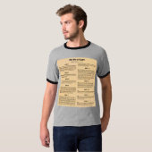 T-shirt Déclaration des droits (Devant entier)