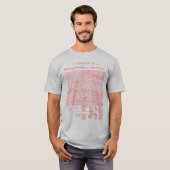 T-shirt Déclaration d'indépendance, 1776 (Devant entier)