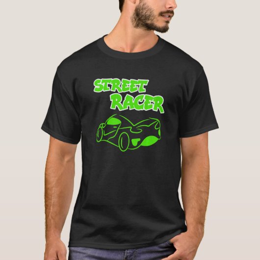 T-shirt Déclaration du cool Racing Automobile Driver Racer (Devant)