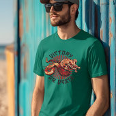 T-shirt Déclaration en gras Tee for Warriors : Victoire ou