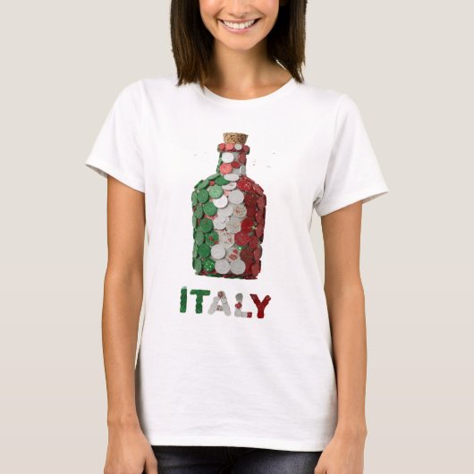 T-shirt Déclaration Green ITALY Conception Graphique (Devant)