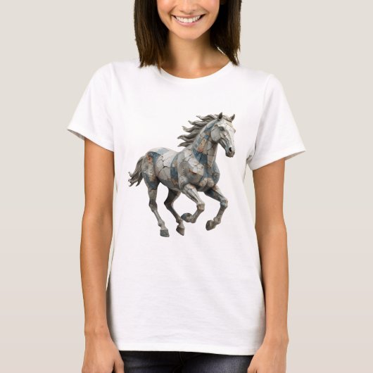 T-shirt Déclaration Gris ART ABSTRAIT Conception Graphique (Devant)
