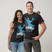 T-shirt Déclaration Manger Dormir Handball Répéter Handbal (Unisexe)