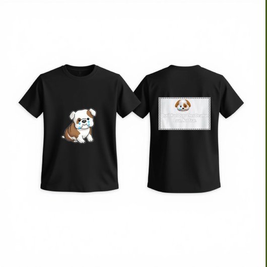 T-shirt Déclaration Ne Blessez Pas Les Chiens – Mo