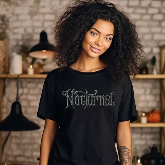 T-shirt Déclaration nocturne