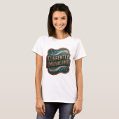 T-shirt Déclaration Or ACTUELLEMENT INDISPONIBLE Texte Art (Devant entier)