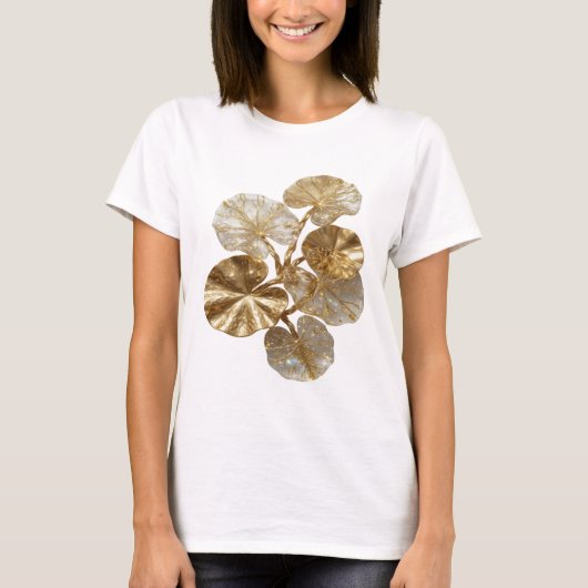 T-shirt Déclaration Or ART ABSTRAIT Déclaration Tee (Devant)