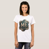 T-shirt Déclaration Or ME EST 1994 Conception de texte (Devant entier)