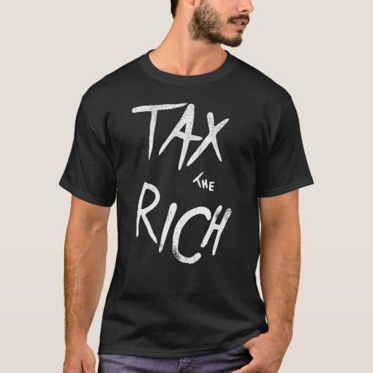 T-shirt Déclaration politique de l'AOC riche (Devant)