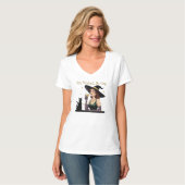 T-shirt Déclaration "Reste méchant, chérie" (Devant entier)