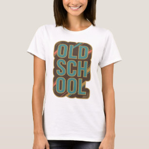 T-shirt Déclaration Sarcelle ÉCOLE À L'ANCIENNE Création s