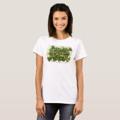 T-shirt Déclaration Vert JOUER ANNIVERSAIRE 3ÈME Impressio (Devant entier)