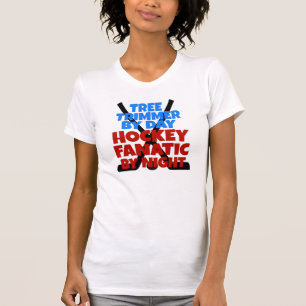 T-shirt Déclencheur de l'arbre du joueur de hockey