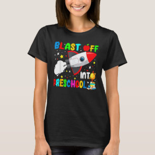 T-shirt Décollage dans la fusée de la maternelle Espace ex